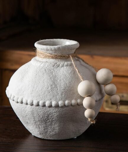 Rustic-Style Ceramic Vase